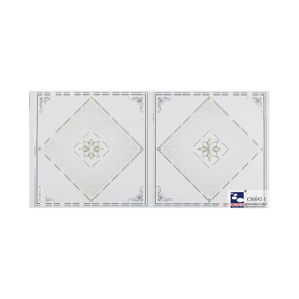 Hot Good Design Multi Color Crown Hot Stamping Foil For Pvc Ceiling Panel CS0642