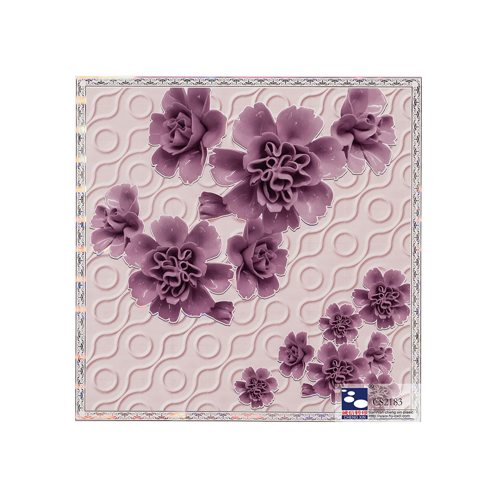 Colourful Embossed Designs Hot Stamping Foil For Pvc Panel Decoration CS2183